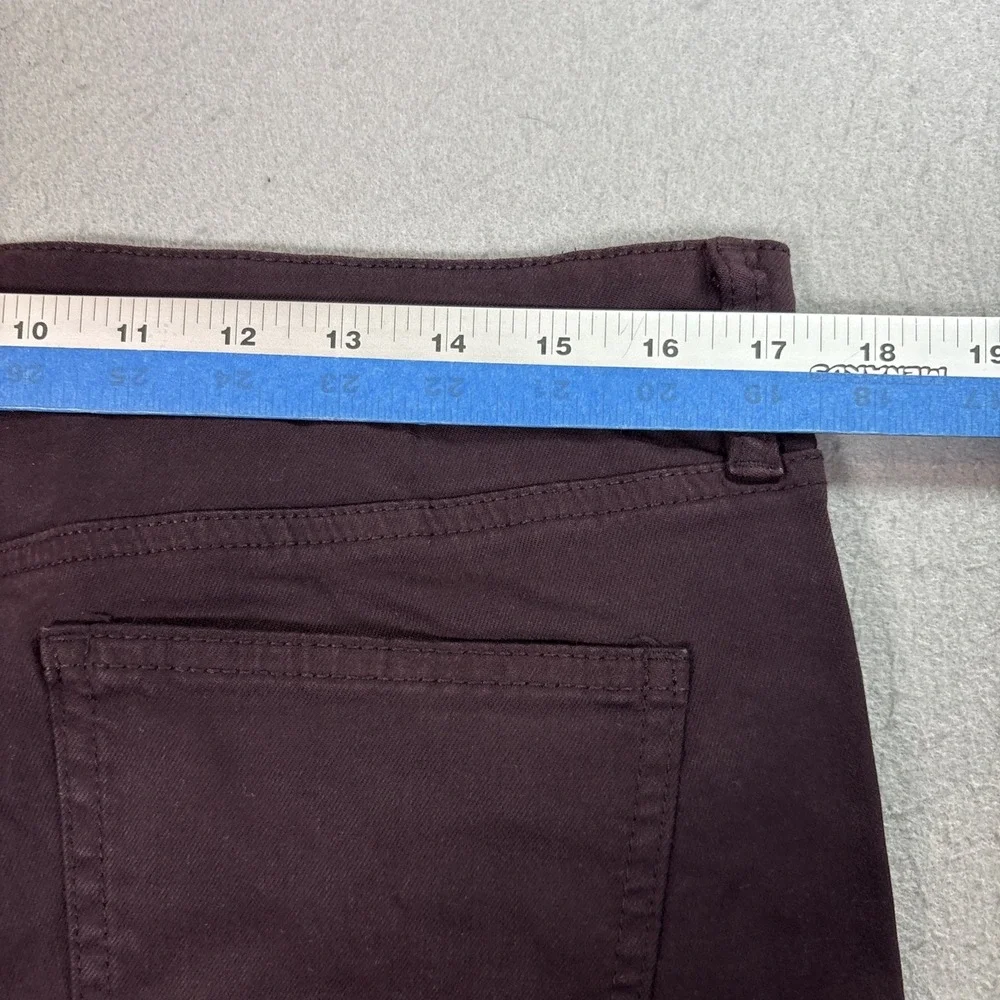 Buffalo David Bitton Soft Stretch High-Rise Skin Jeans Brown Size 14 NWT